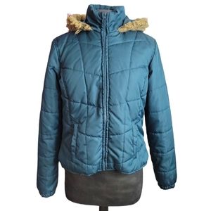 Wet Seal puffer coat with hood